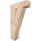 Ekena Millwork Traditional Arts & Crafts Smooth Bracket, Douglas Fir, 3 1/2"W x 14"D x 22"H BKT04X14X22TRA03SDF - alternate 1